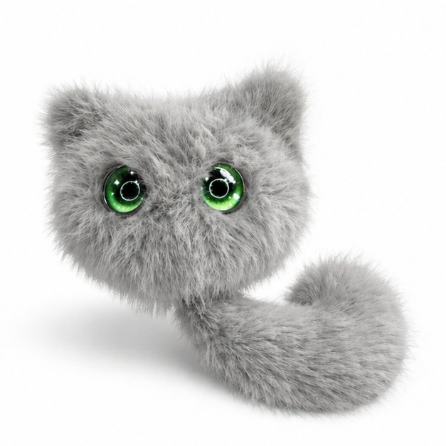0.71‑inch Electronic Eyes Decompression Soothing Kitten AI‑Powered Smart Plush Toy