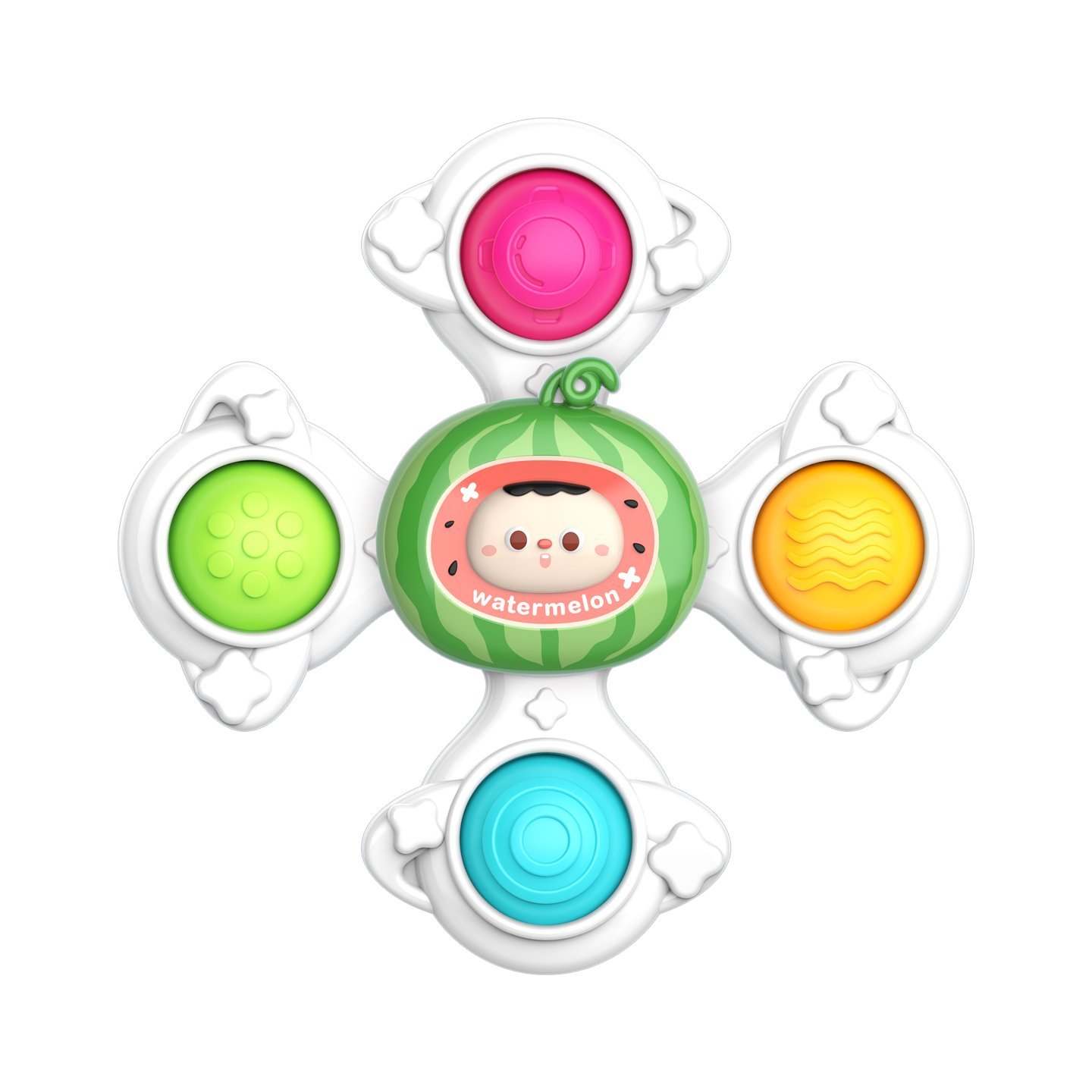 Fruit Themed Rotating Suction Cup Toy