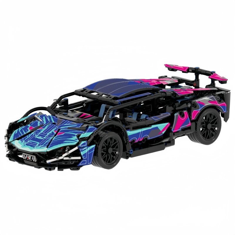 1:14 Sports Car Building Blocks Assembled Model Toy