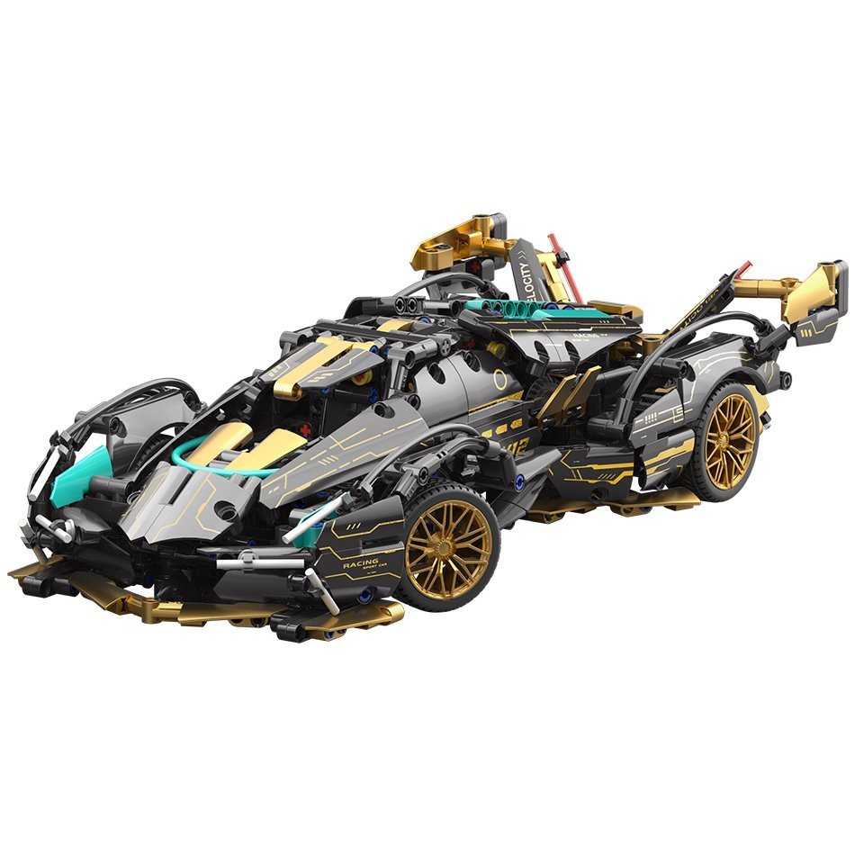 1:14 Scale Super Car Building Blocks Kit Mini Bricks Assembled Sports Car Model Educational DIY Toy