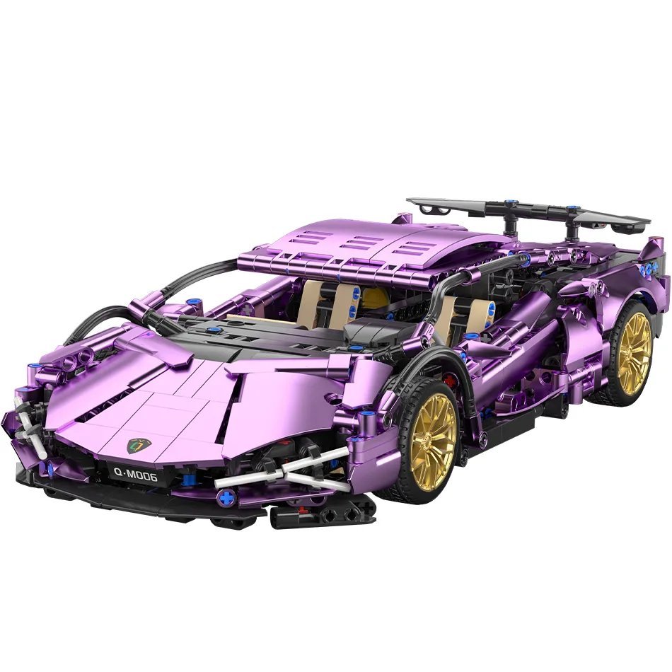 1:14 Scale DIY Assembled Car Model Small Particle Educational Building Blocks Toy