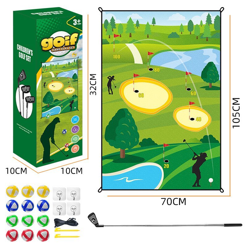 70×105CM Kids Sports Pretend Play Ball Toy Golf Toy Set