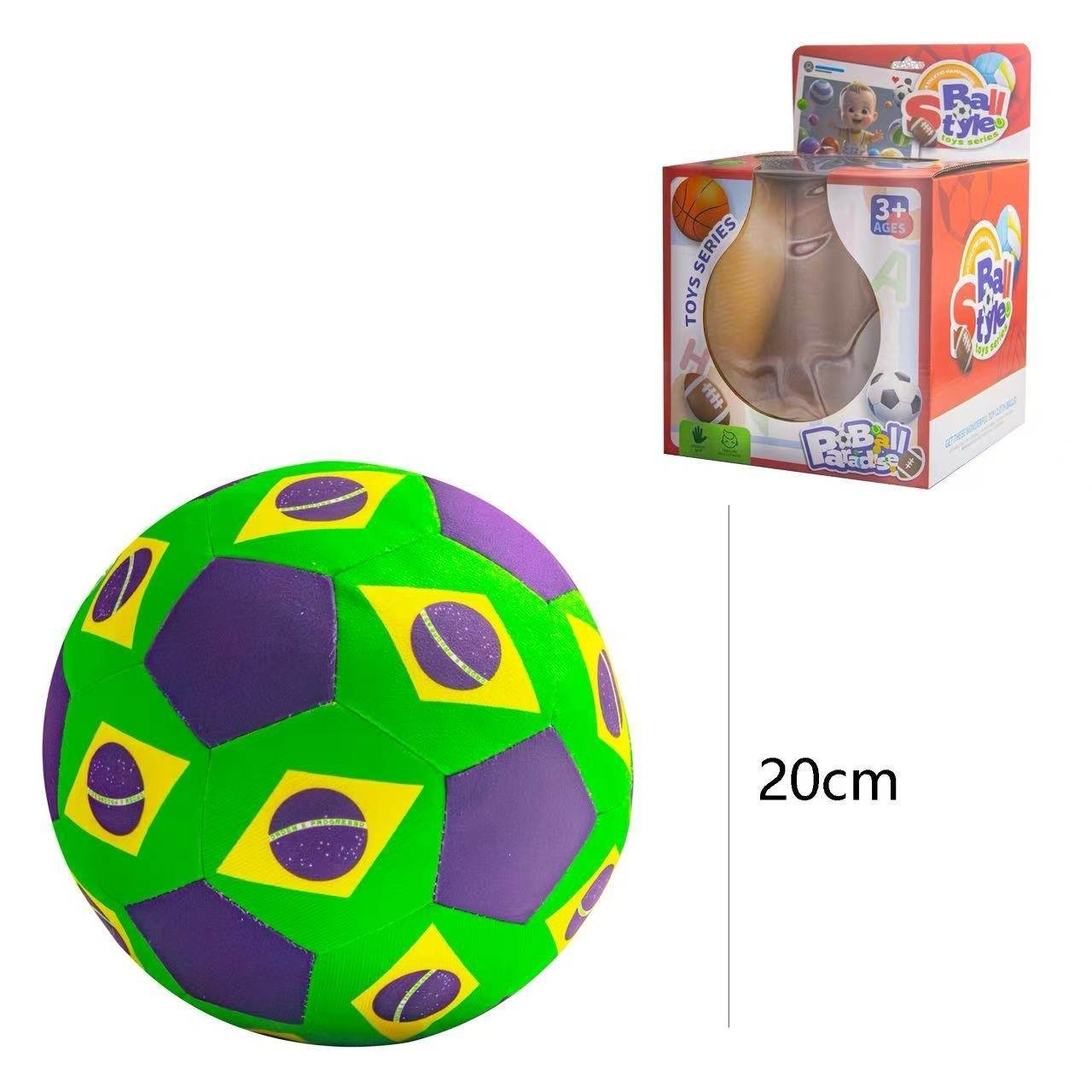 Multi-Color 8" Kids Football Game Ball