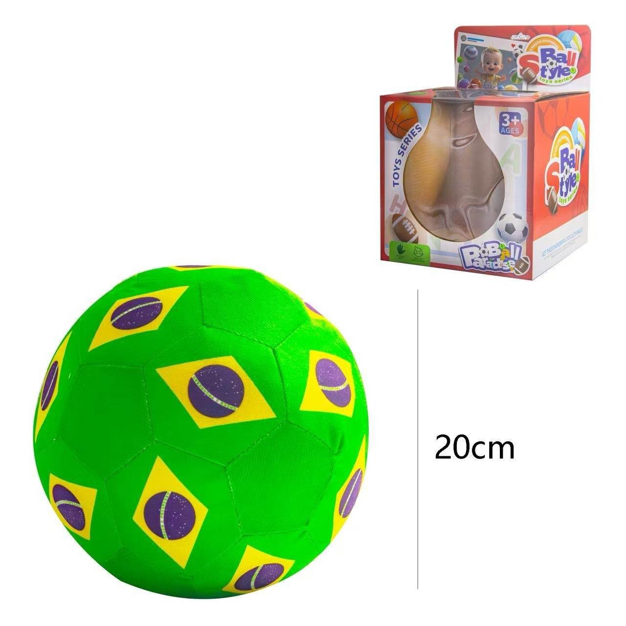 Green 8" Soccer Ball Kids Sports Toy