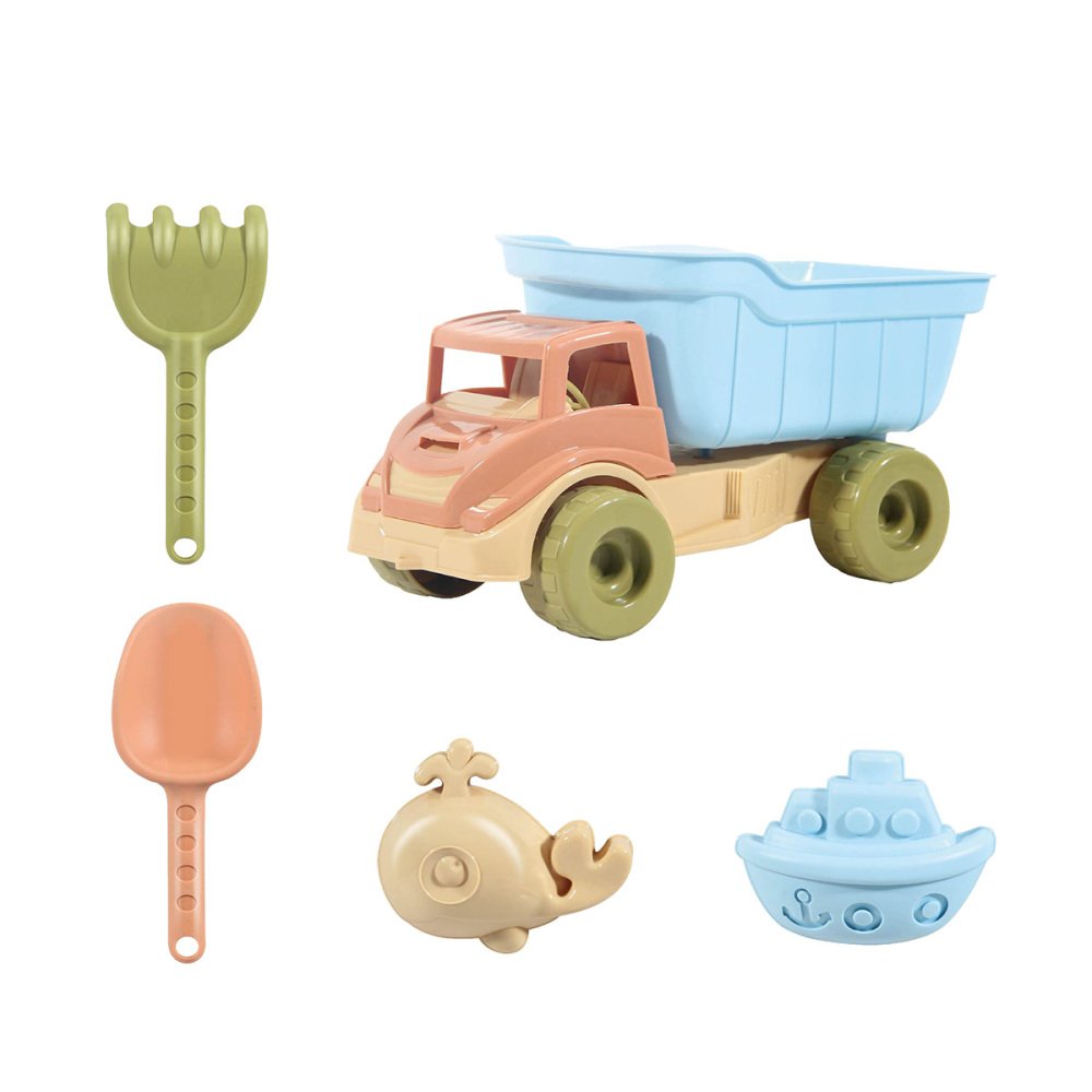 Summer Beach Toy Set Engineering Sand Vehicle 5Pcs