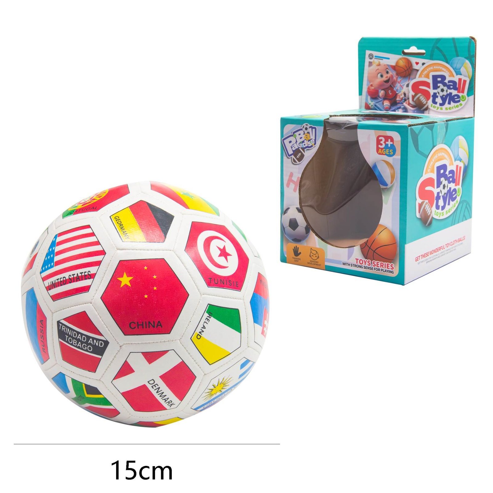 6 Inch Soccer Ball Kids Sports Toy for Indoor Outdoor Play