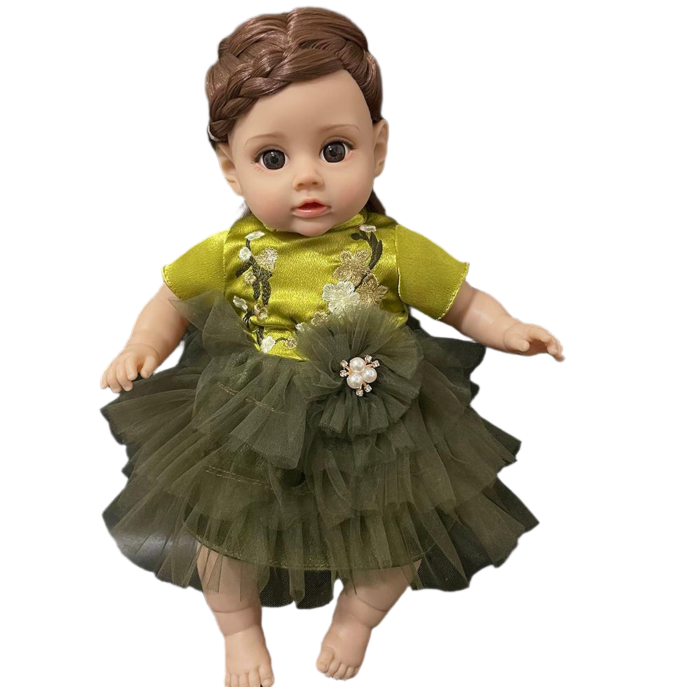 14 Inch Reborn Baby Doll Cotton Body with 6 Sounds IC