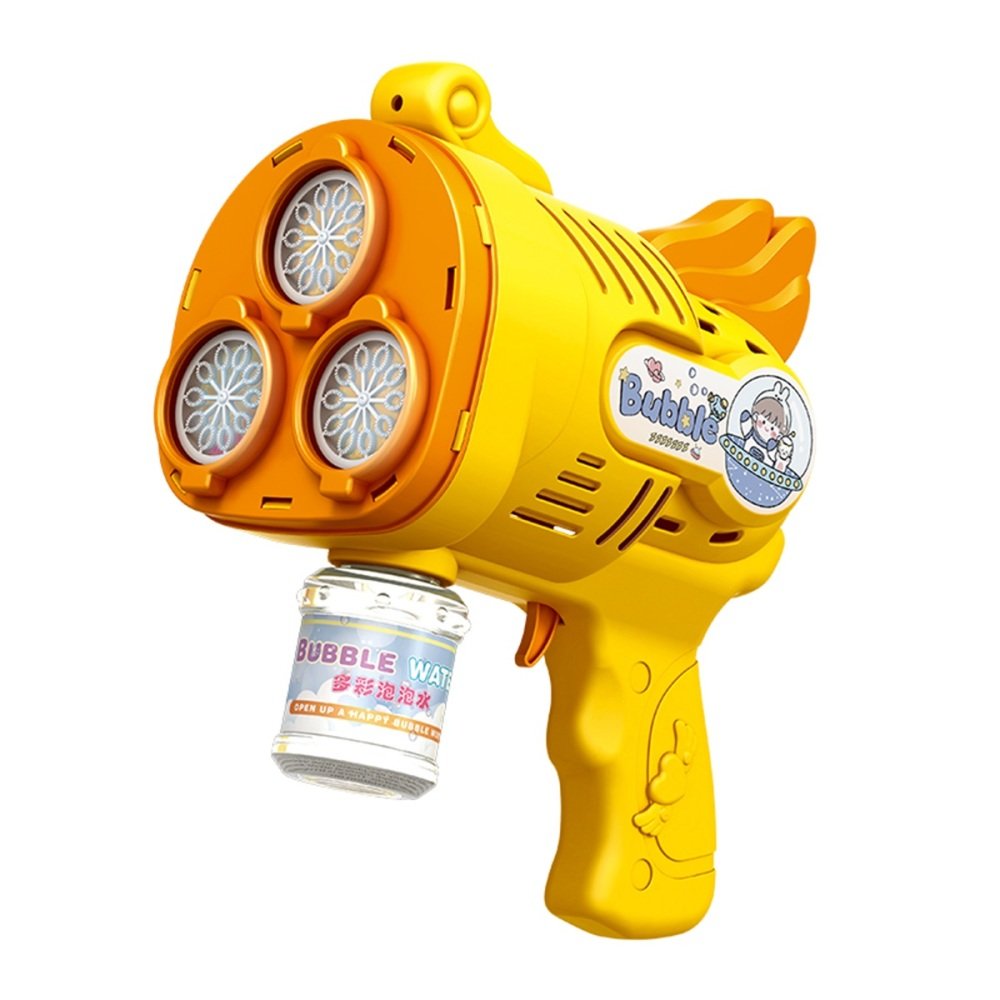 30-Hole Bubble Gun Portable Automatic Bubble Toy for Boys & Girls