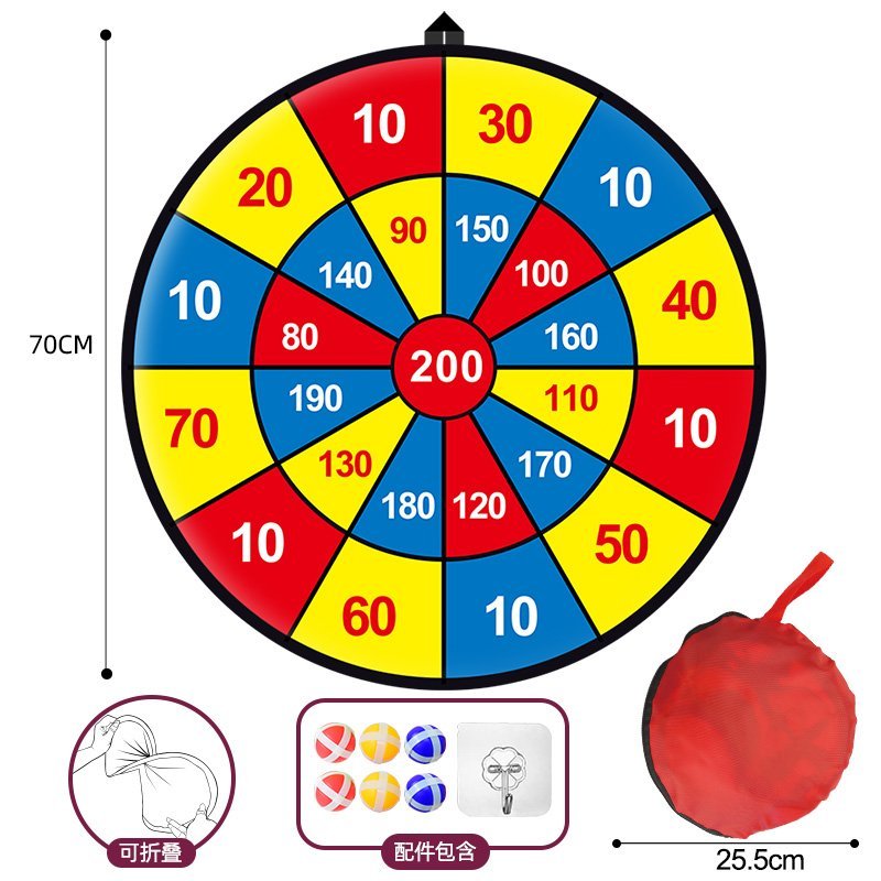 70cm Collapsible Storage Dart Target Game