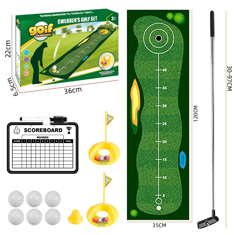 Kids Golf Set with 1 Golf Club Indoor Outdoor Sports Toy