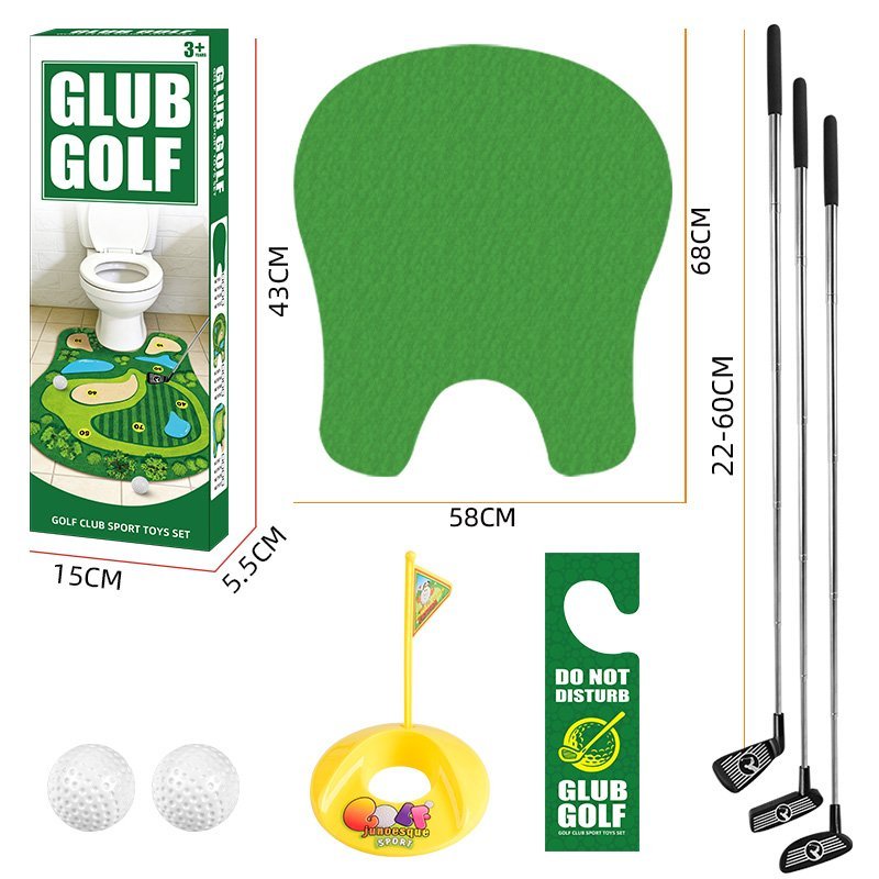 Golf Sports Toy Set with 3 Club for Kids