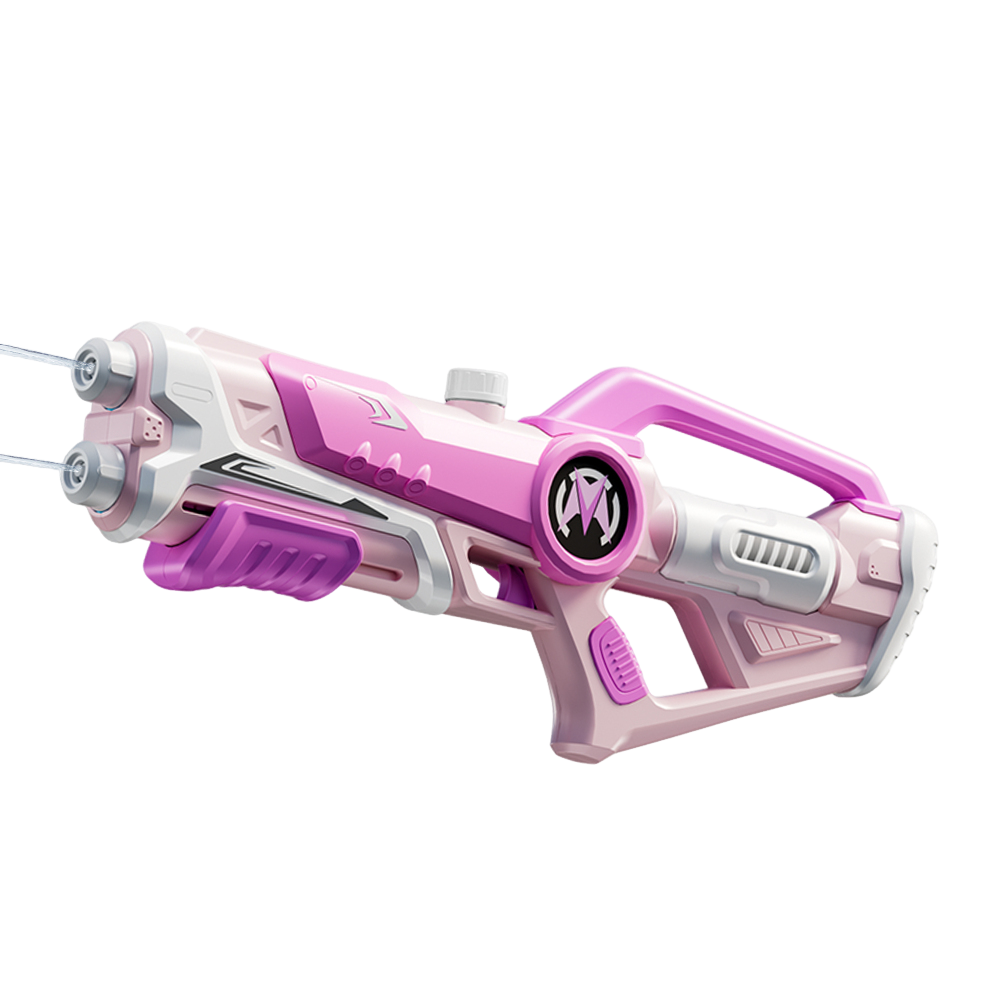 60CM Pink Double Nozzle Pump Water Blaster Toy
