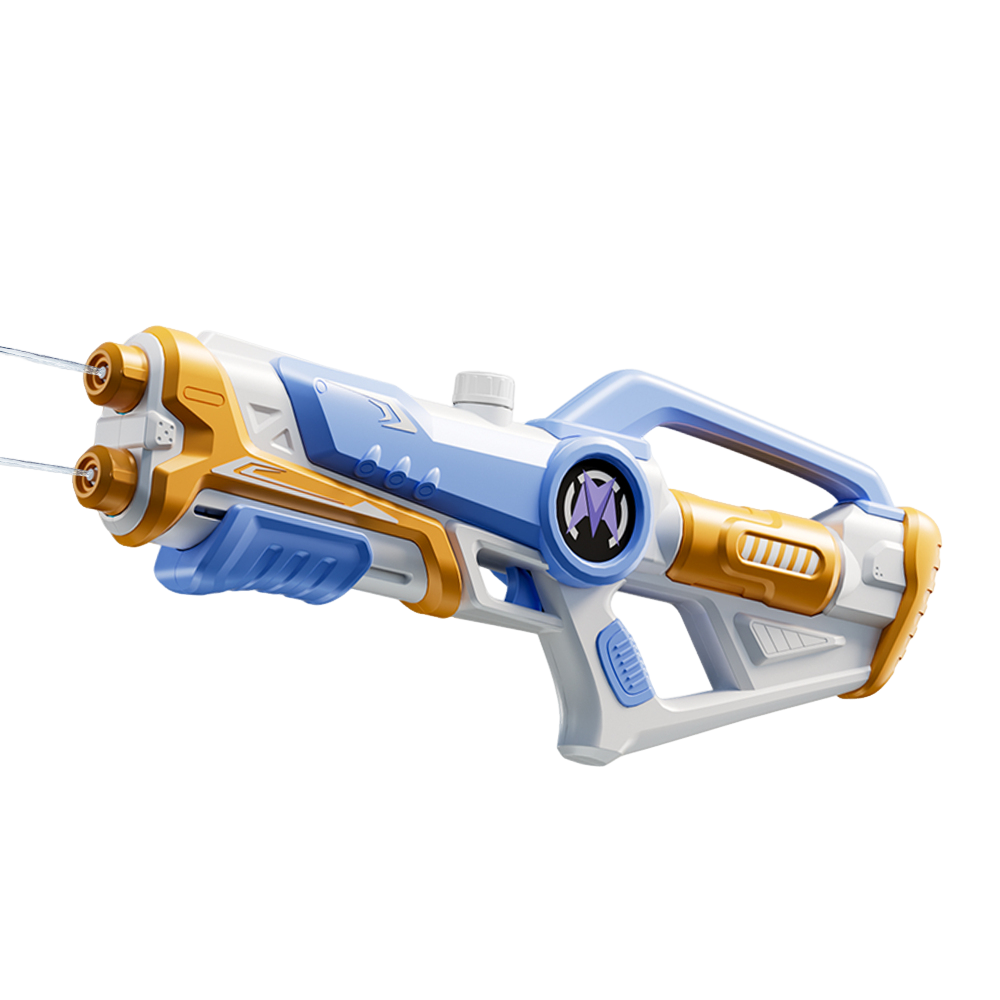 60CM Light Blue Double Nozzle Pump Water Blaster Toy