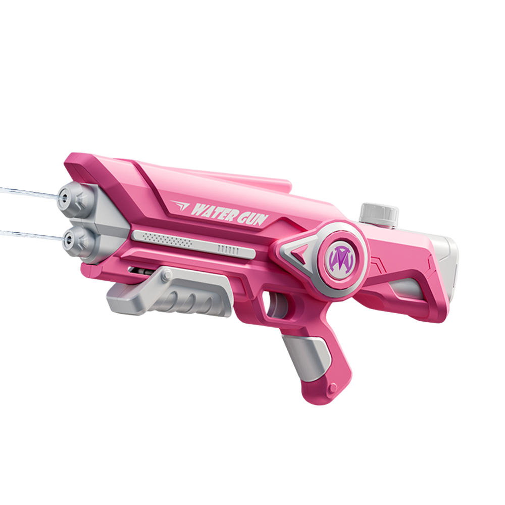 42CM Pink Double Nozzle Pump Water Blaster Toy