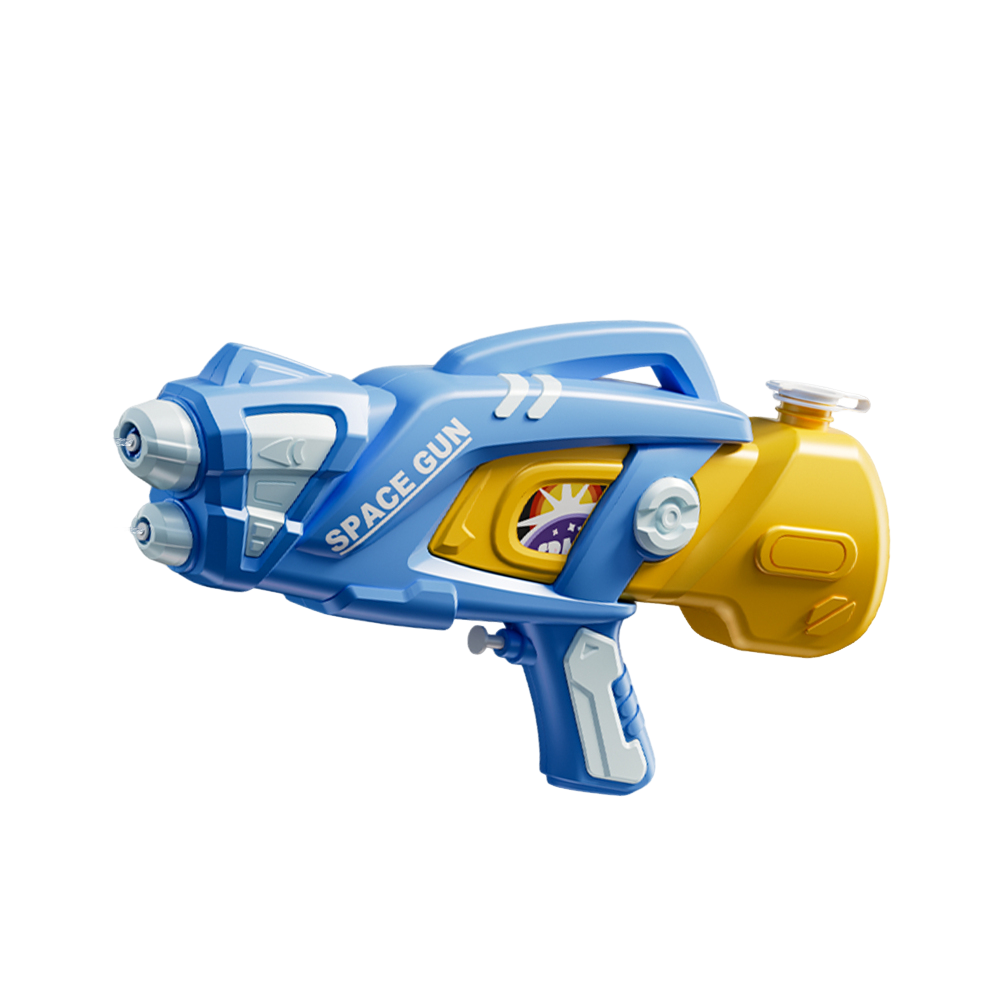 34 Blue Double Nozzle Pump Water Blaster Toy