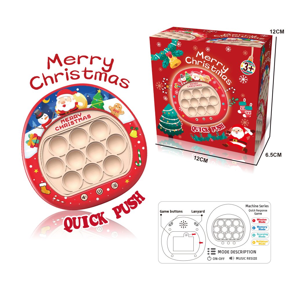Santa Claus Whac-A-Mole Game Machine