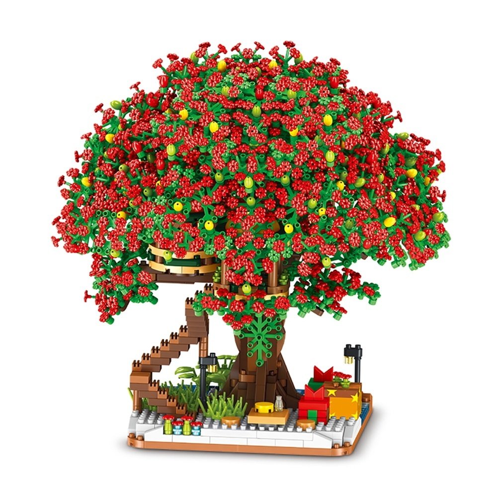Christmas Tree House Micro Building Blocks