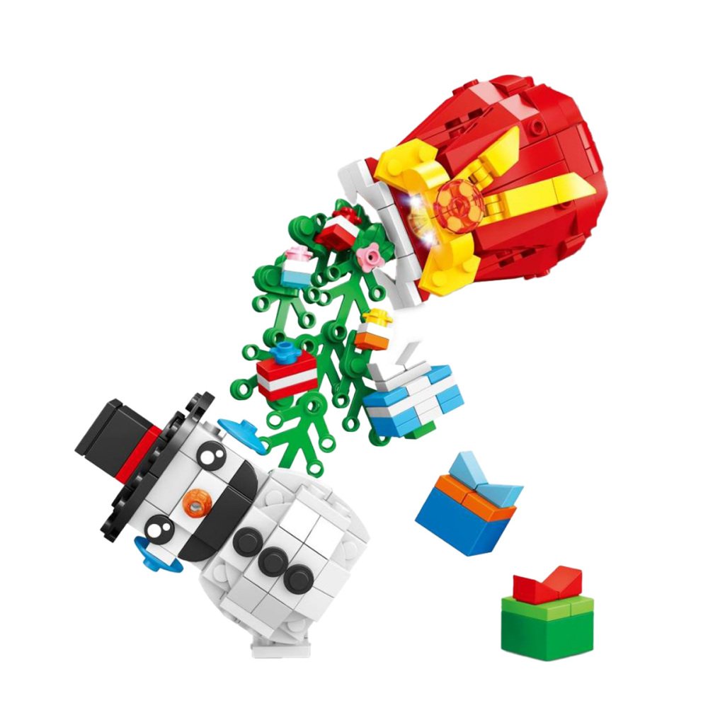 Light‑Up Christmas Building Blocks Set