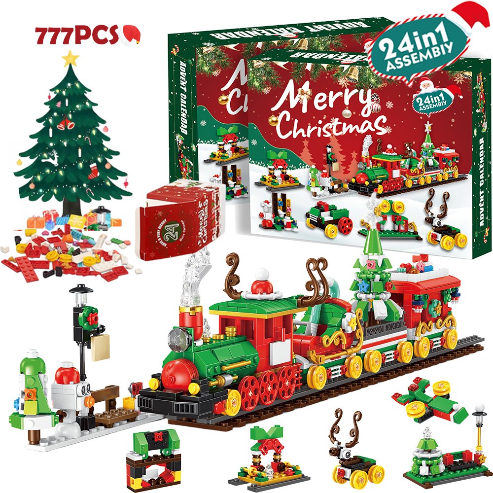 Christmas Train Bricks